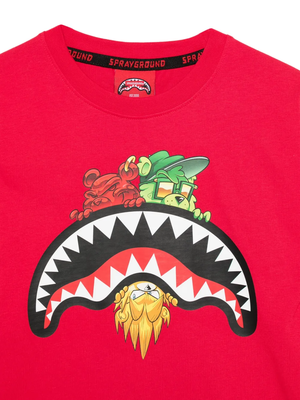 sprayground kid T-shirt met grafische print Rood