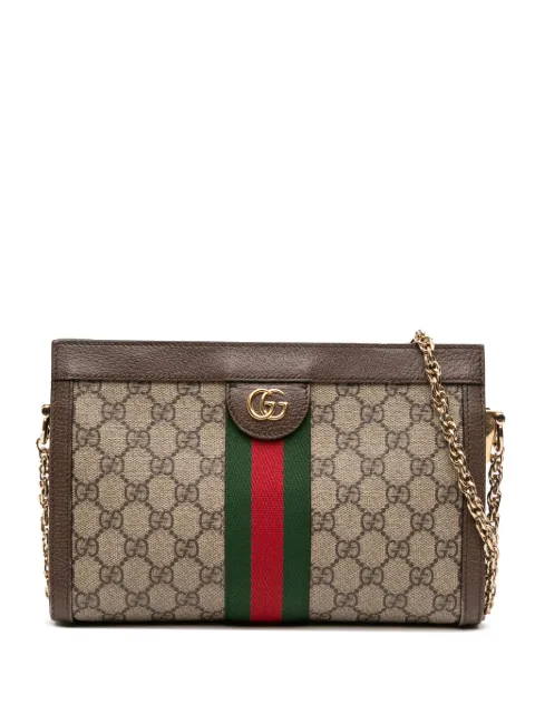 Gucci Pre-Owned 2016-2025 Small GG Supreme Web Ophidia Chain crossbody bag