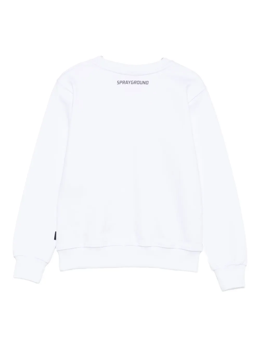 Sprayground Kid Sharks In Paris Sweatshirt In White