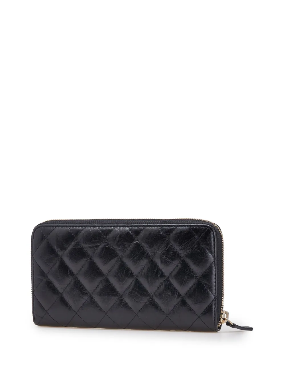 CHANEL Pre-Owned 2016-2017 Reissue 2.55 Quilted Aged Calfskin Zip Around Wallet long wallets | Image 2