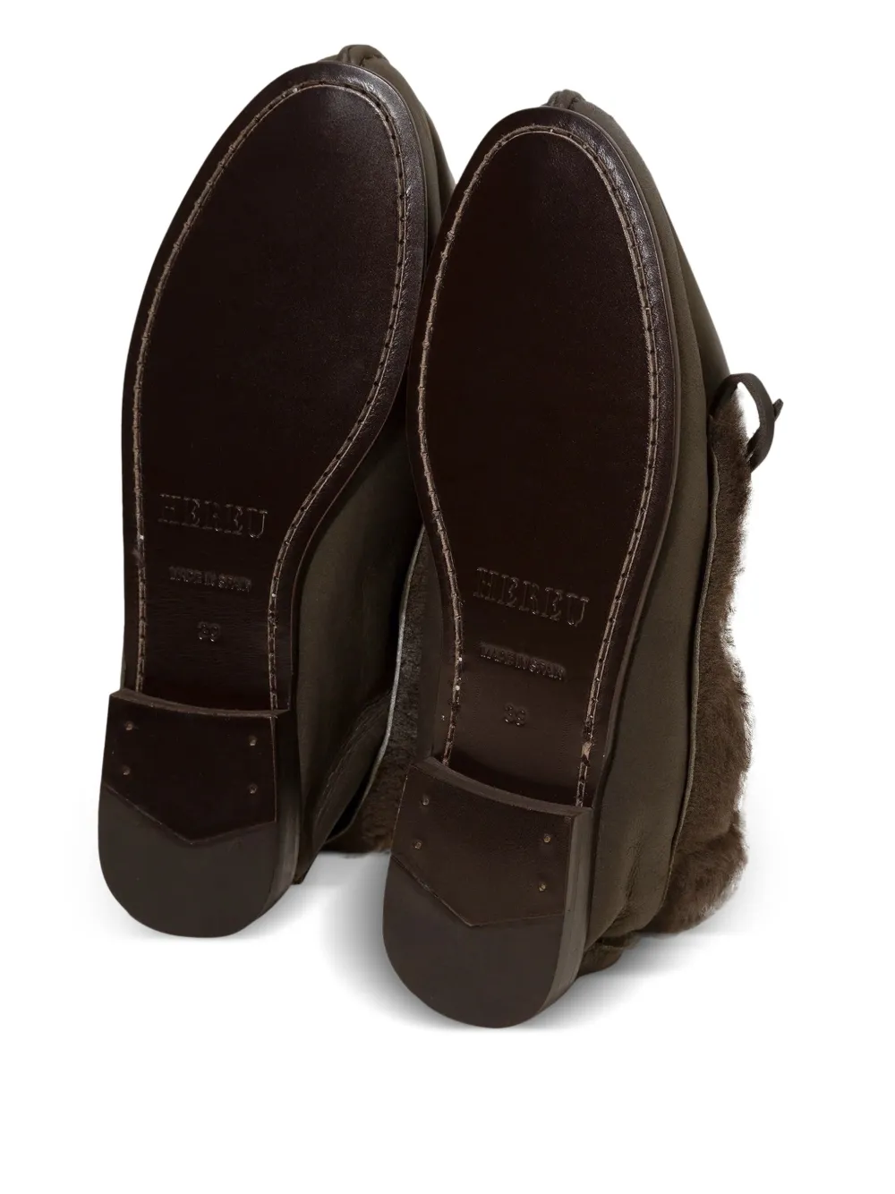 Hereu Tilla Loafers In Brown