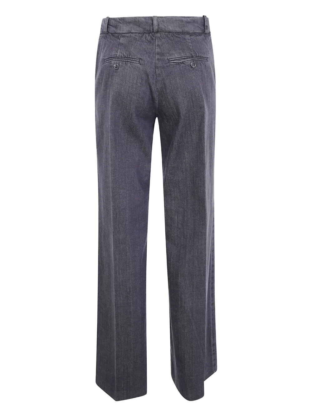 Kiltie pressed-crease cotton trousers - Grijs