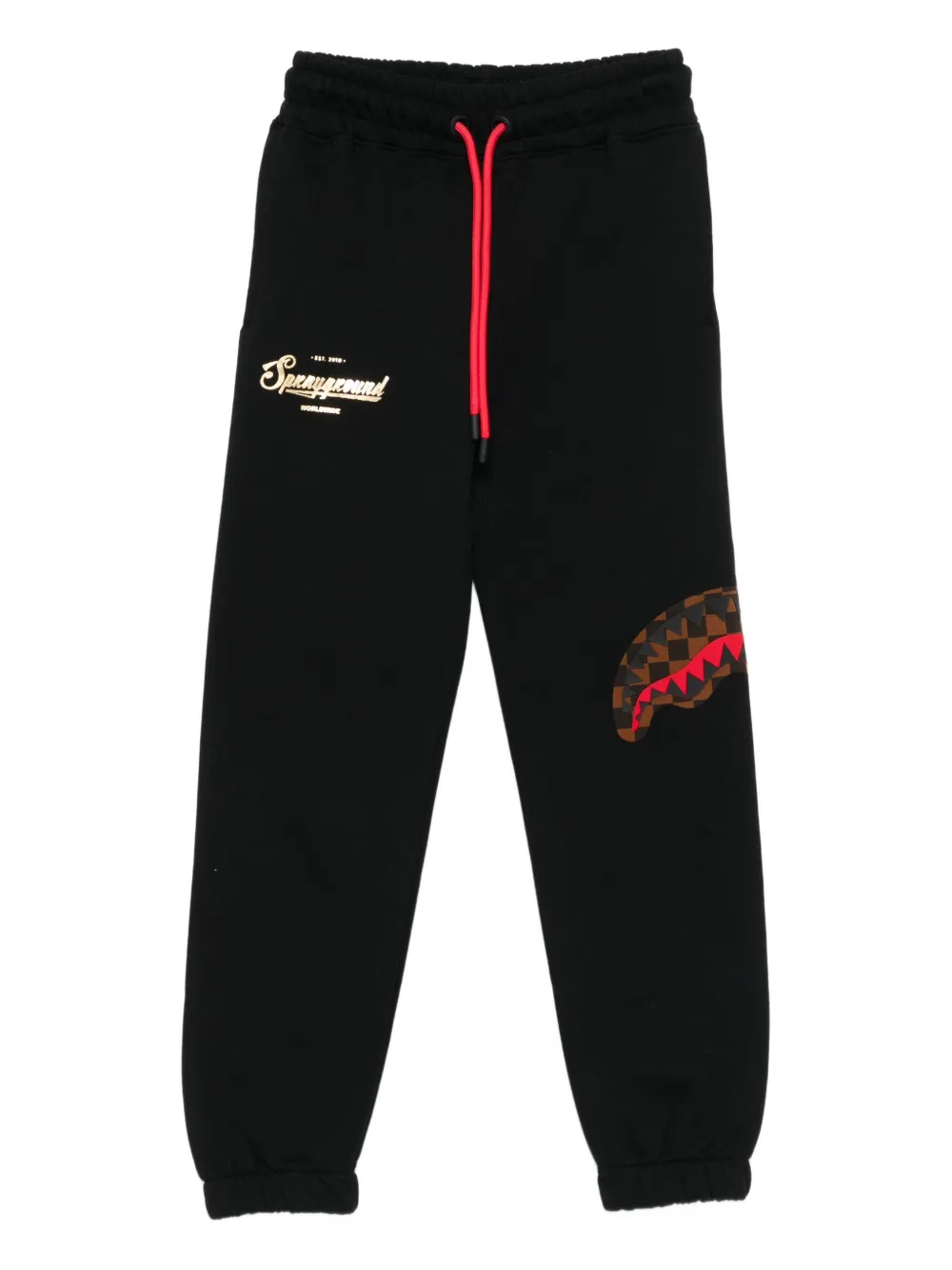 Sprayground Kid Takeover The Throne Track Pants In Black
