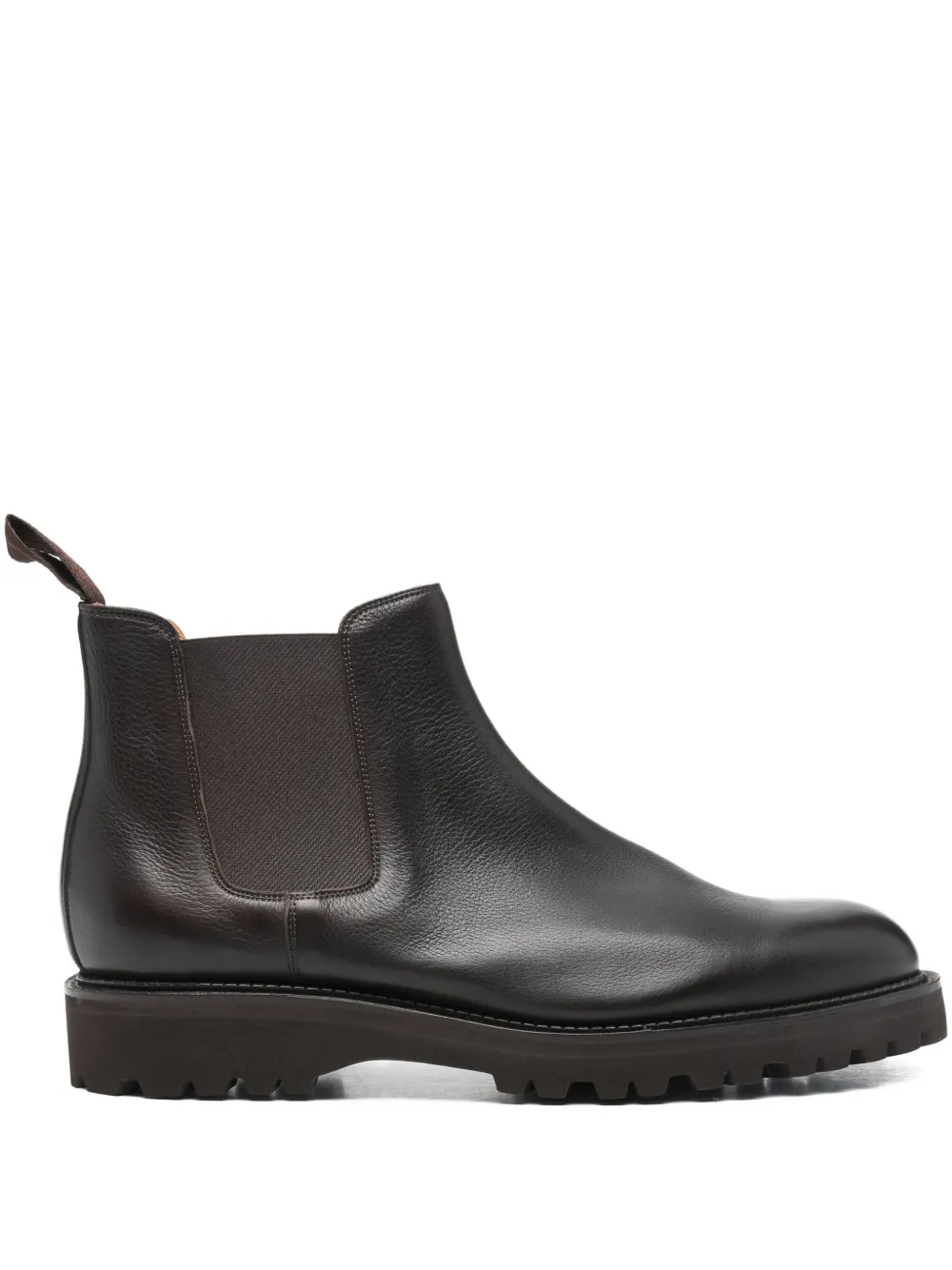 John Lobb leather Chelsea boots Bruin