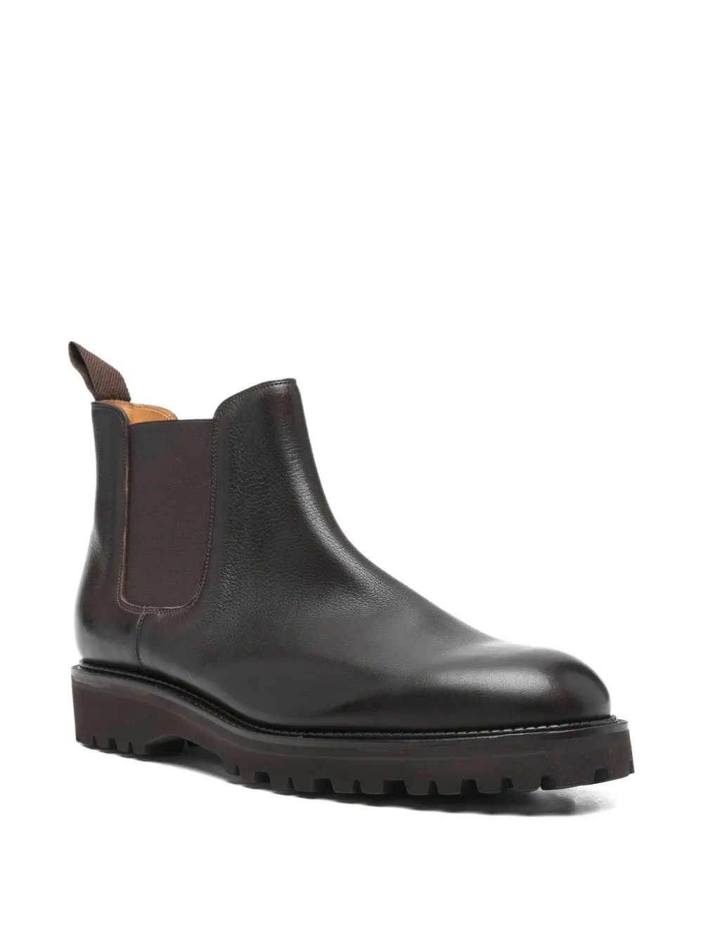 John Lobb leather Chelsea boots Bruin