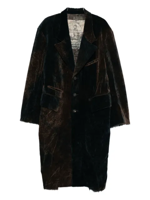 Ziggy Chen notch-lapels panelled coat