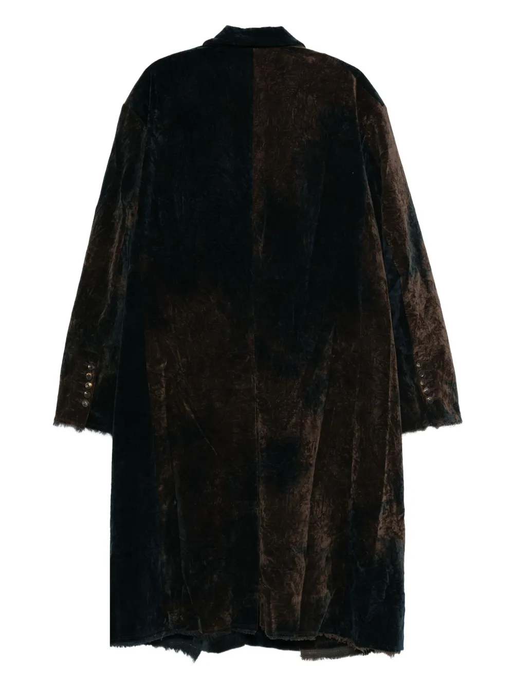 Ziggy Chen notch-lapels panelled coat | Single Breasted Coats | Image 2