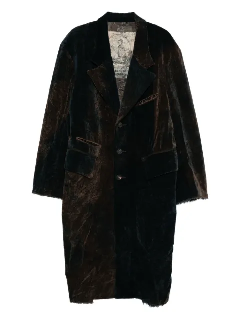 Ziggy Chen notch-lapels panelled coat