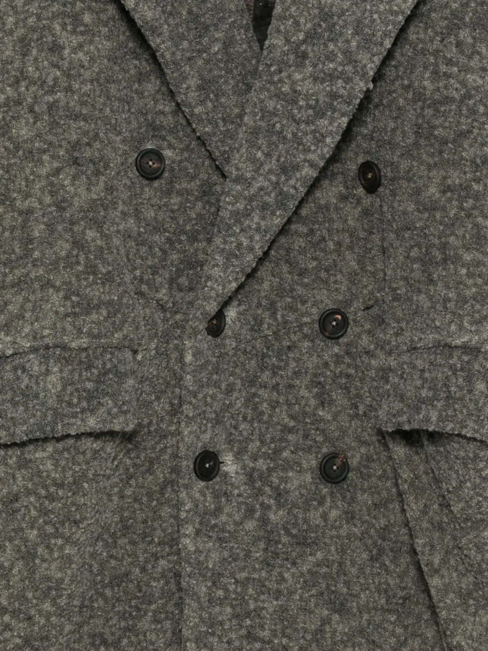 Ziggy Chen Double-breasted Coat In Gray