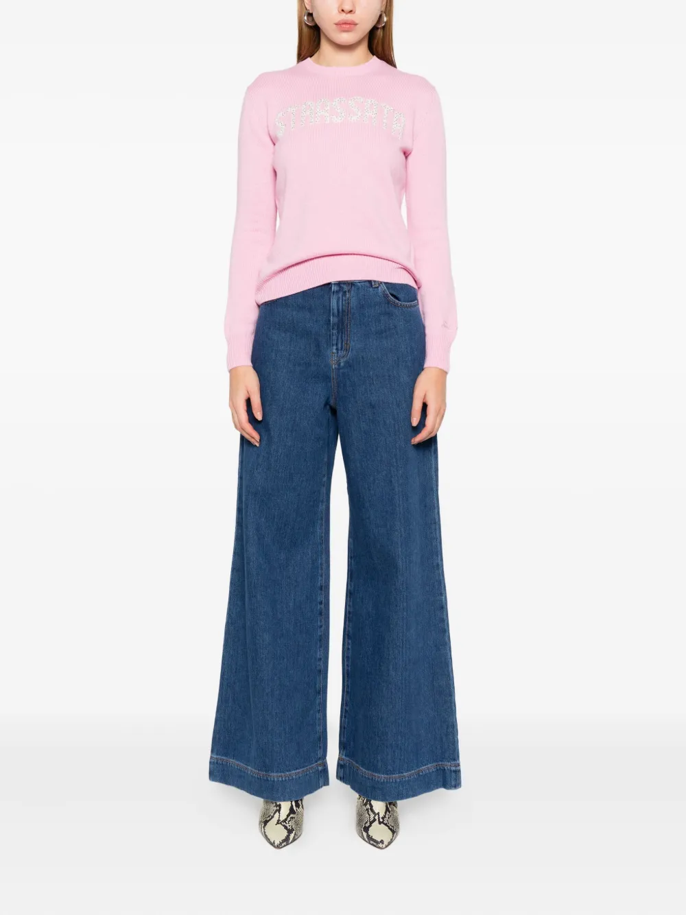 Mc2 Saint Barth New Queen Jumper In Pink