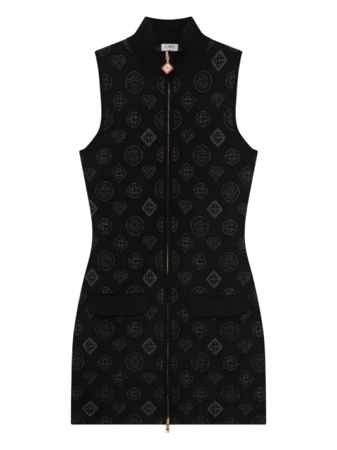 Casablanca monogram-patterned dress