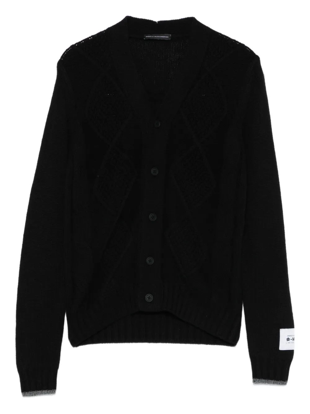 Daniele Alessandrini Kids button-up cardigan | Black | Image 1