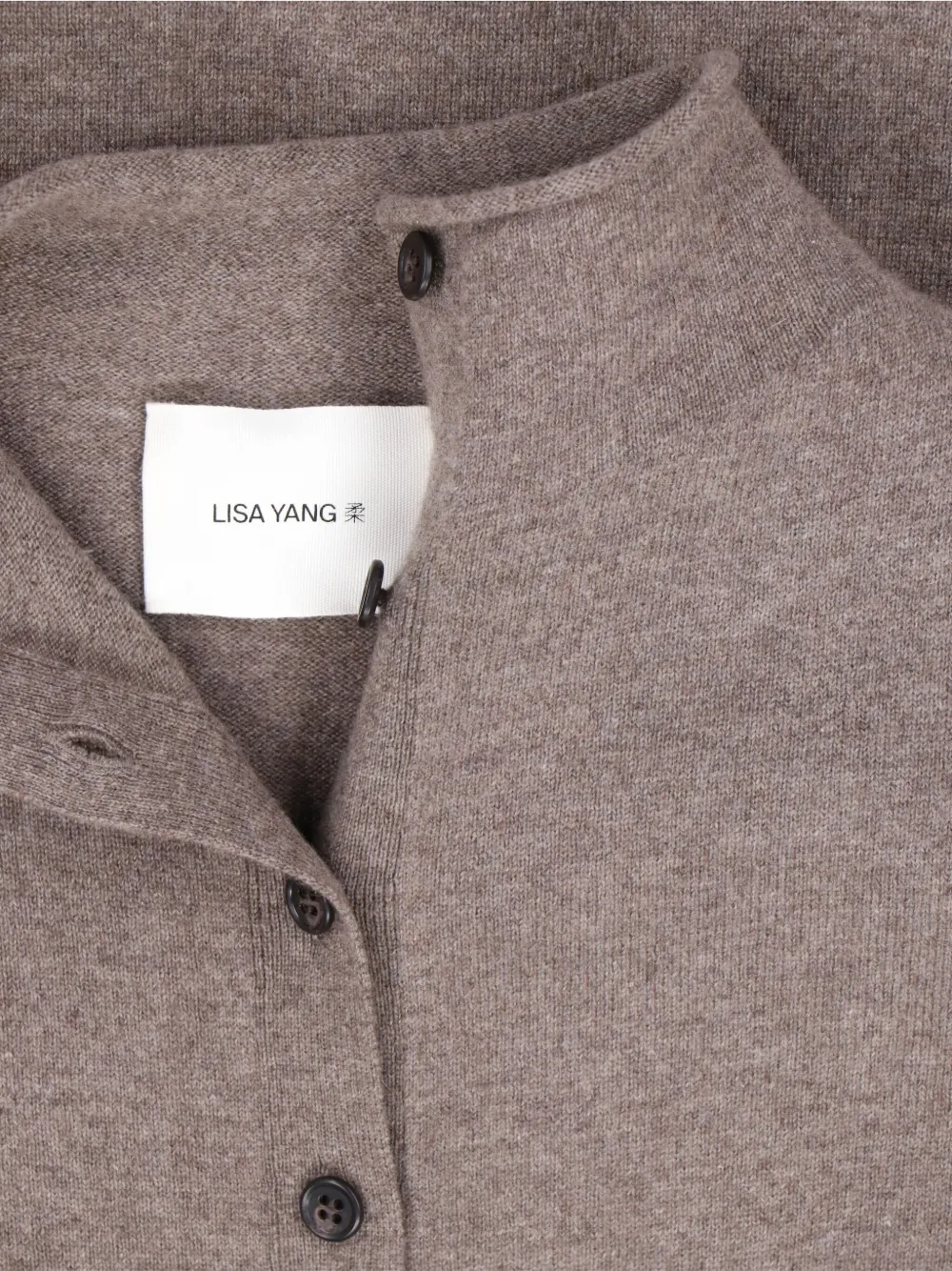 Lisa Yang Kasjmier vest Bruin