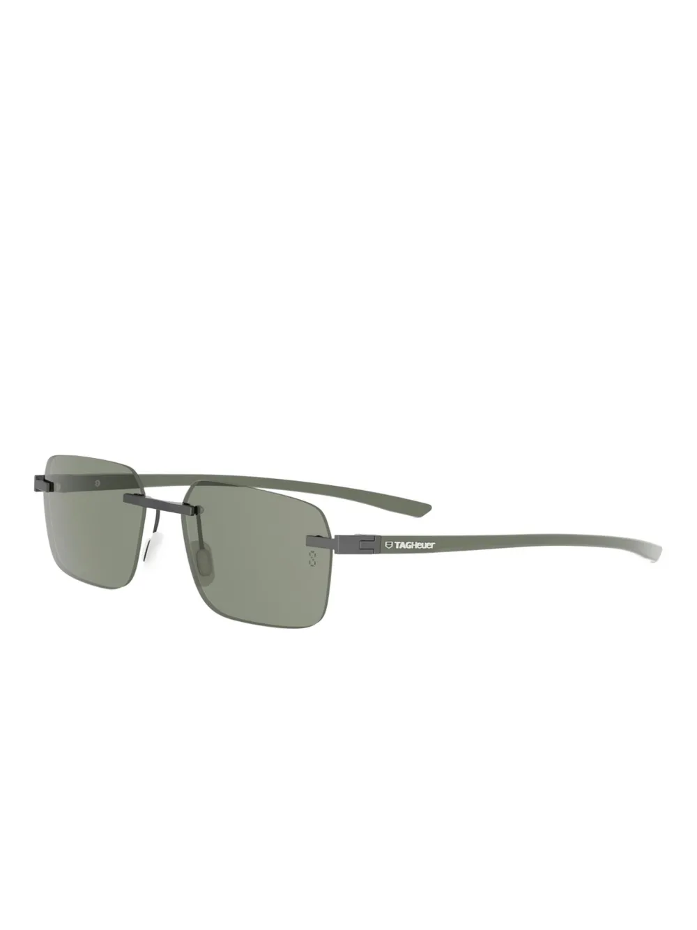 TAG Heuer rimless rectangle-frame sunglasses | Image 2