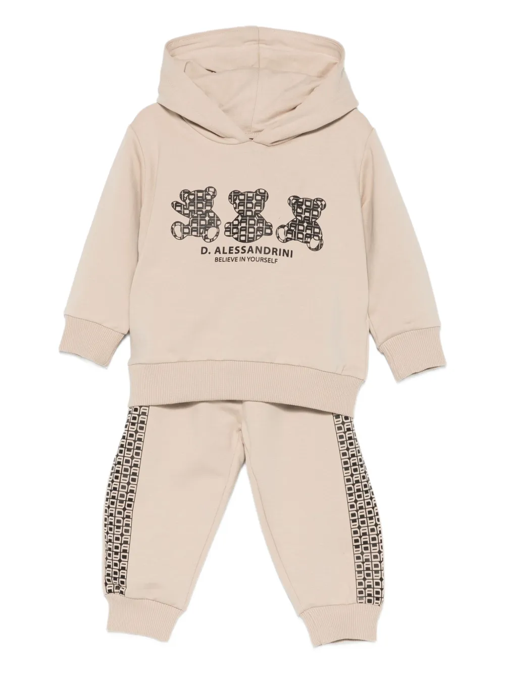 Daniele Alessandrini Kids graphic-print tracksuit - Toni neutri