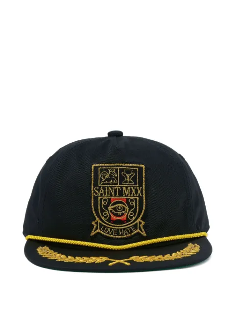 SAINT MXXXXXX logo-embroidered cap 