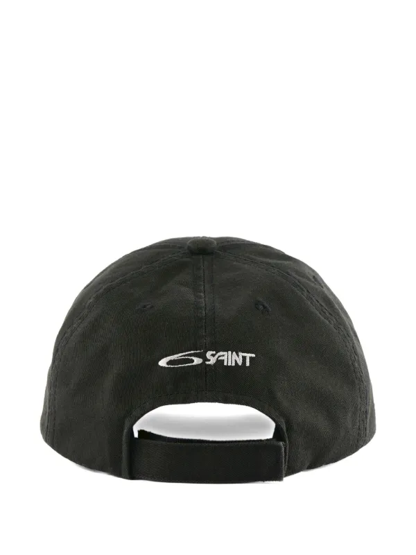 SAINT MXXXXXX ロゴ キャップ | ブラック | FARFETCH JP