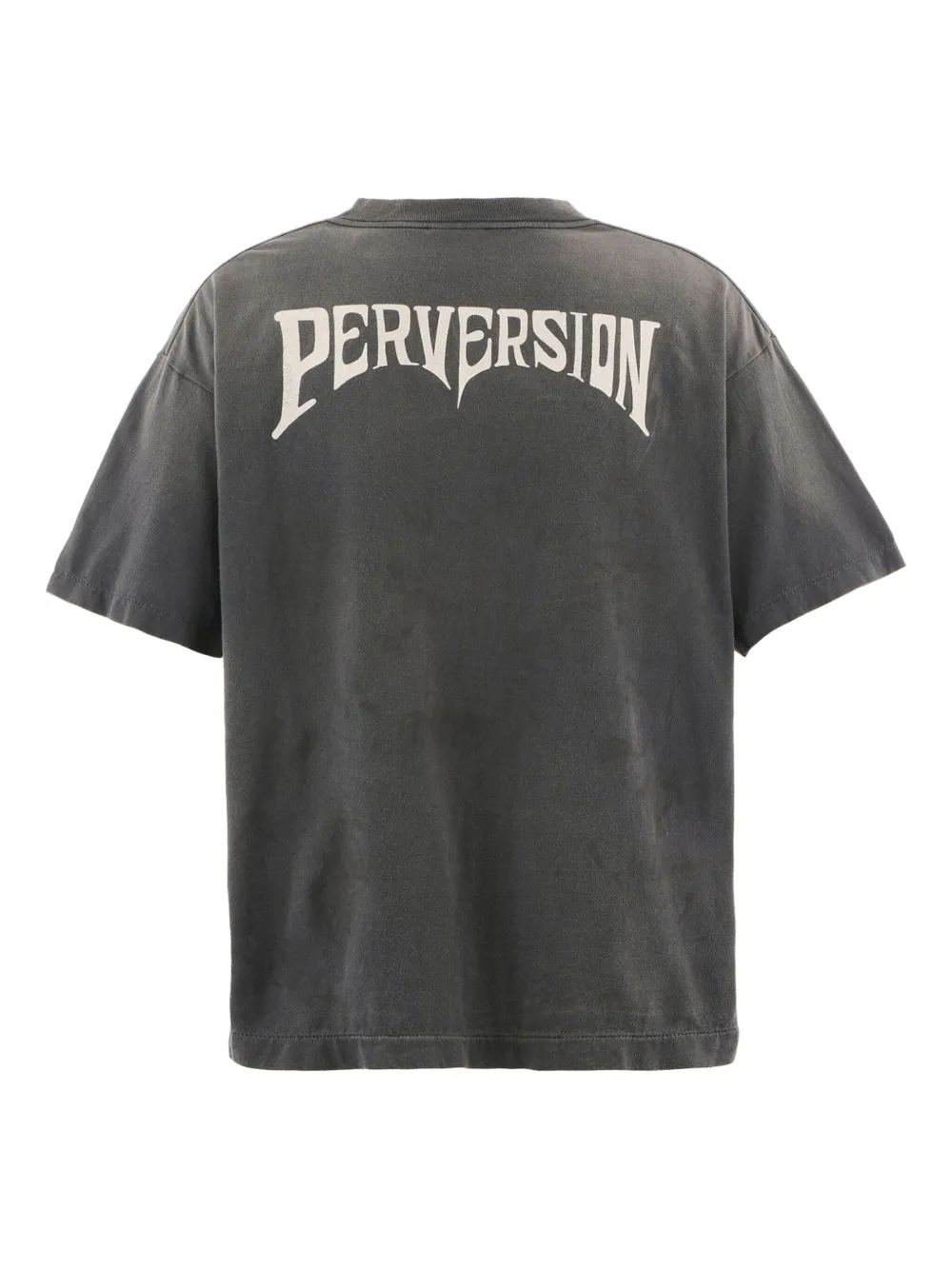 SAINT MXXXXXX T-shirt met doodskopprint - Zwart