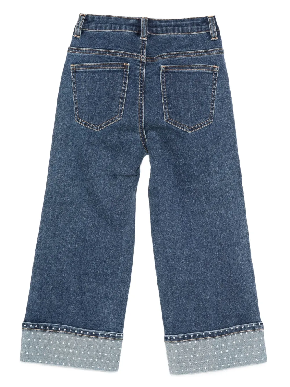 TWINSET Kids Straight jeans Blauw