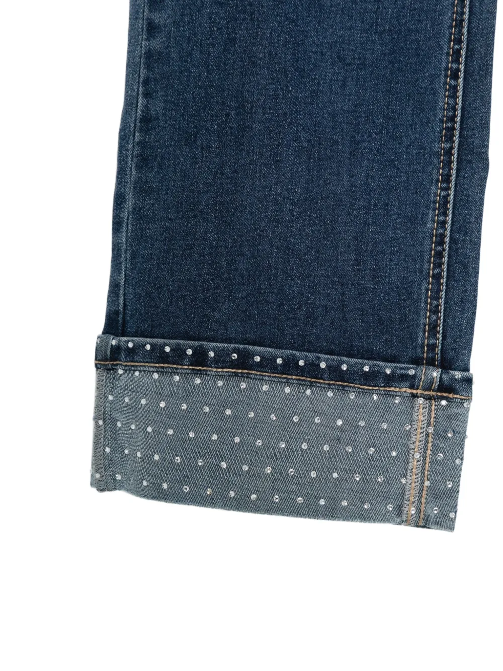 TWINSET Kids Straight jeans Blauw