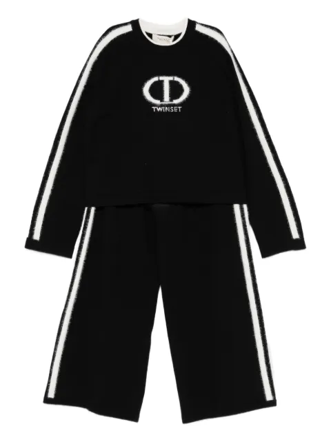 TWINSET Kids traje deportivo con detalle del logo