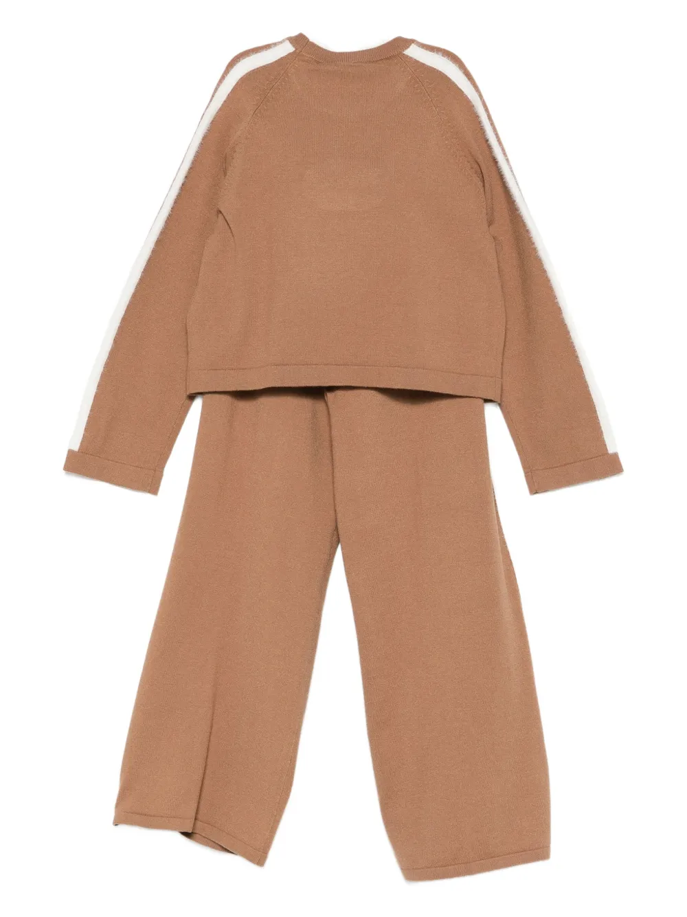 TWINSET Kids Trainingspak met logodetail Bruin