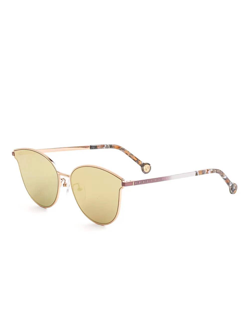 Carolina Herrera geometric-frame sunglasses - Roze