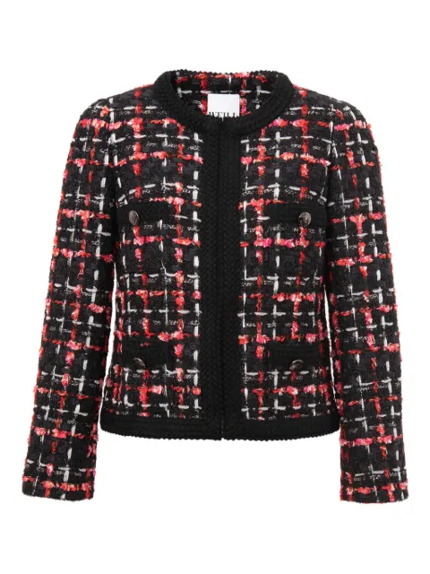 WEILL PARIS checked-braid tweed jacket
