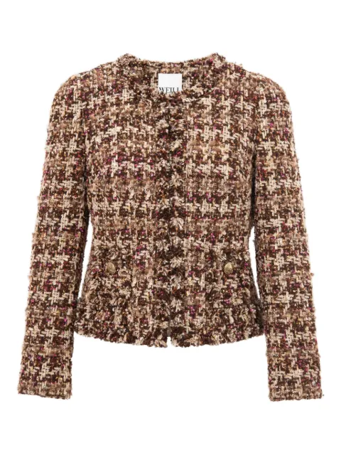 WEILL PARIS checked tweed jacket