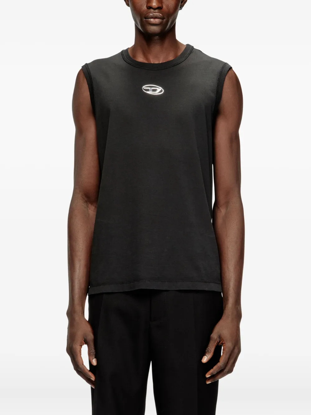 Diesel T-BISCO-IOD T-shirt Zwart