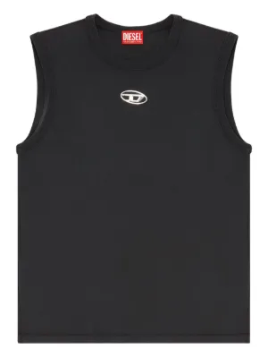 Diesel T-Lifty-D logo-embroidered Tank Top | Black | FARFETCH