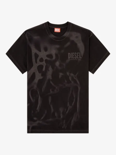 Diesel cotton T-shirt with laser print
