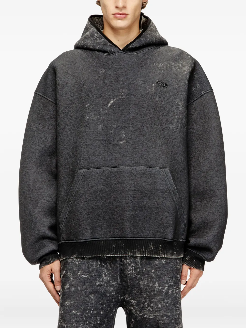 Diesel S-Boxt hoodie Zwart