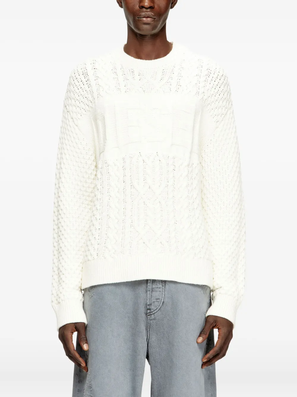 Diesel Aubin trui Wit