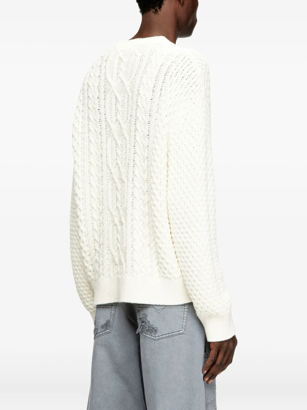 Diesel Aubin trui Wit