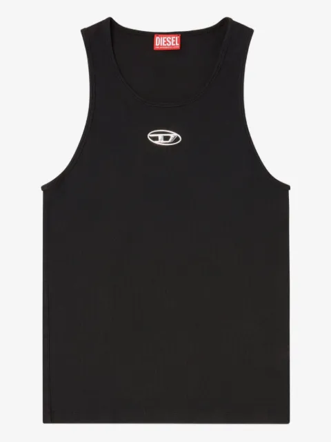 Diesel cotton tank top with logo