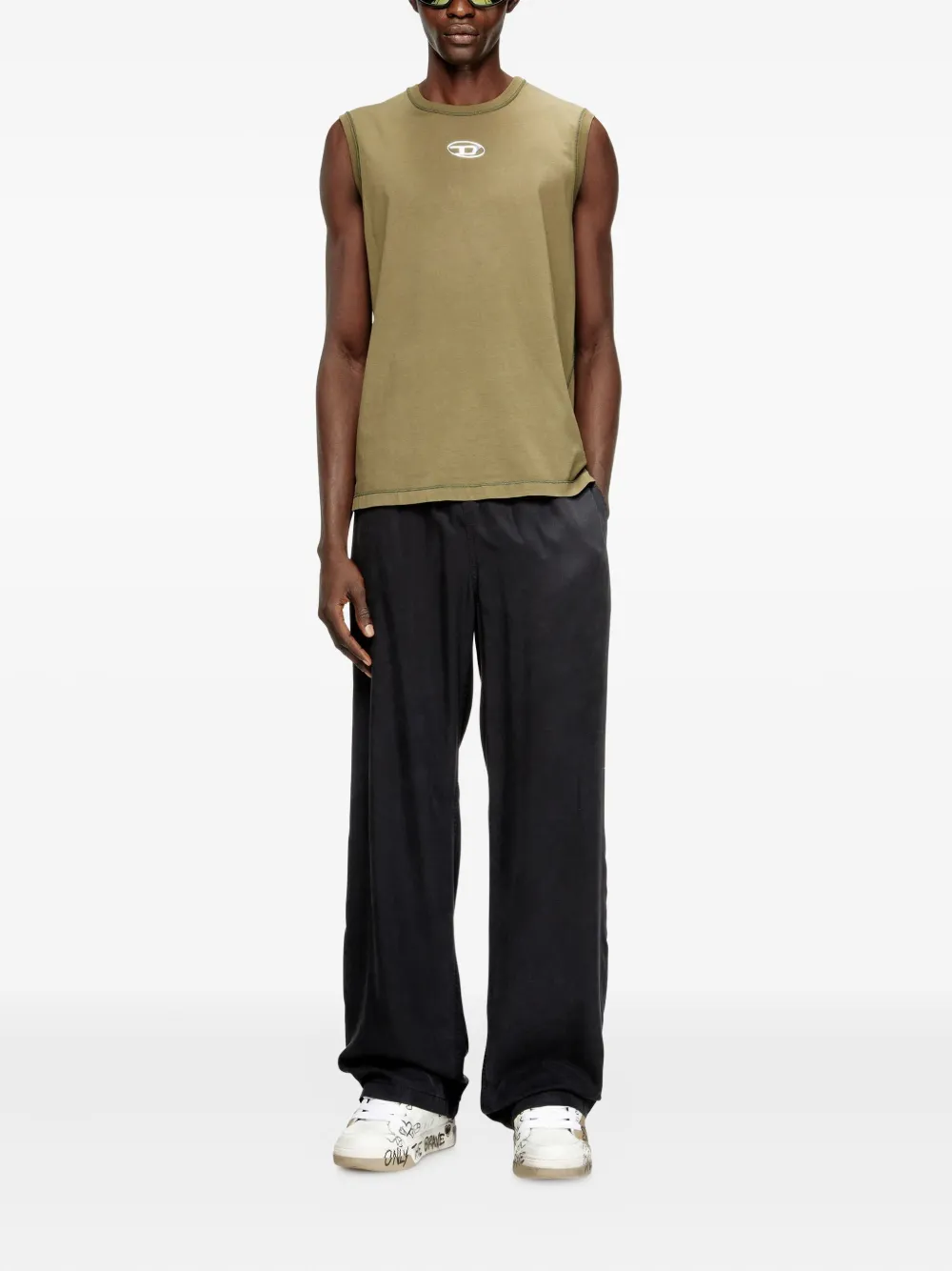 Diesel T-BISCO-IOD T-shirt - Groen