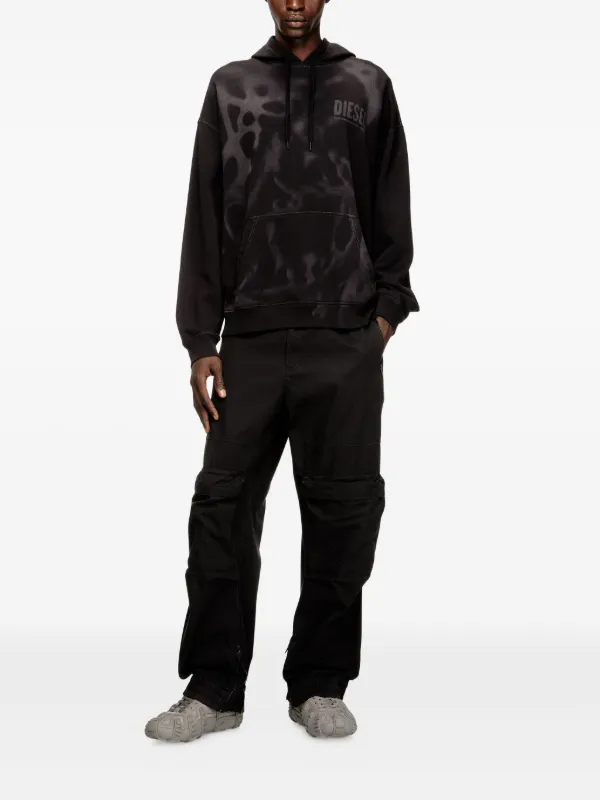 Diesel S-Boxt Hoodie | Black | FARFETCH ZA