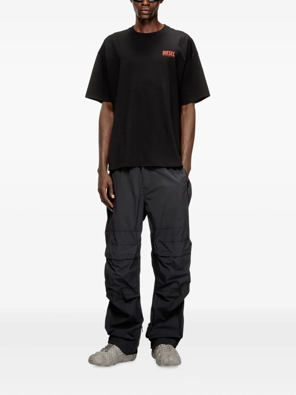 Diesel T-BOXT-BISK T-shirt - Zwart