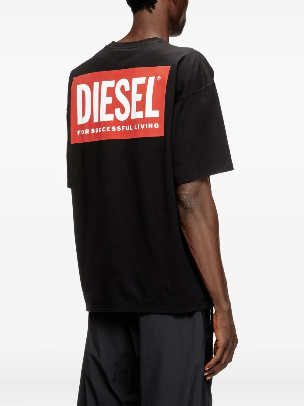 Diesel T-BOXT-BISK T-shirt Zwart