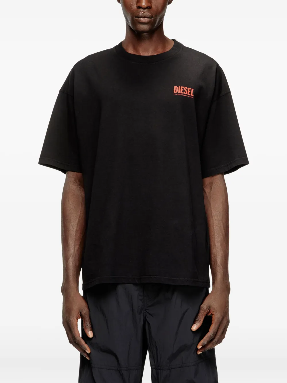 Diesel T-BOXT-BISK T-shirt Zwart