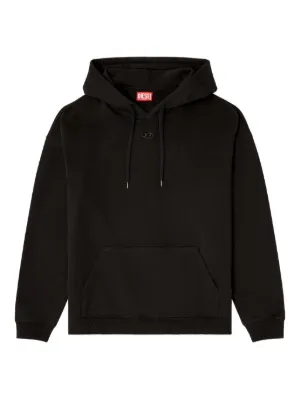Diesel S-Macs-Hood-Od メタリックロゴ パーカー | ブラック | FARFETCH JP