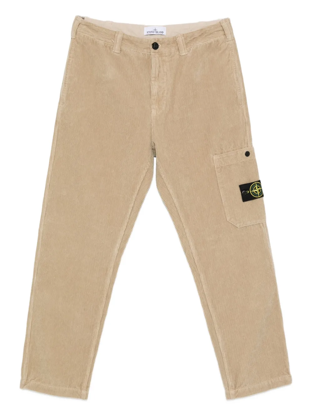 Stone Island corduroy straight-leg trousers - Toni neutri