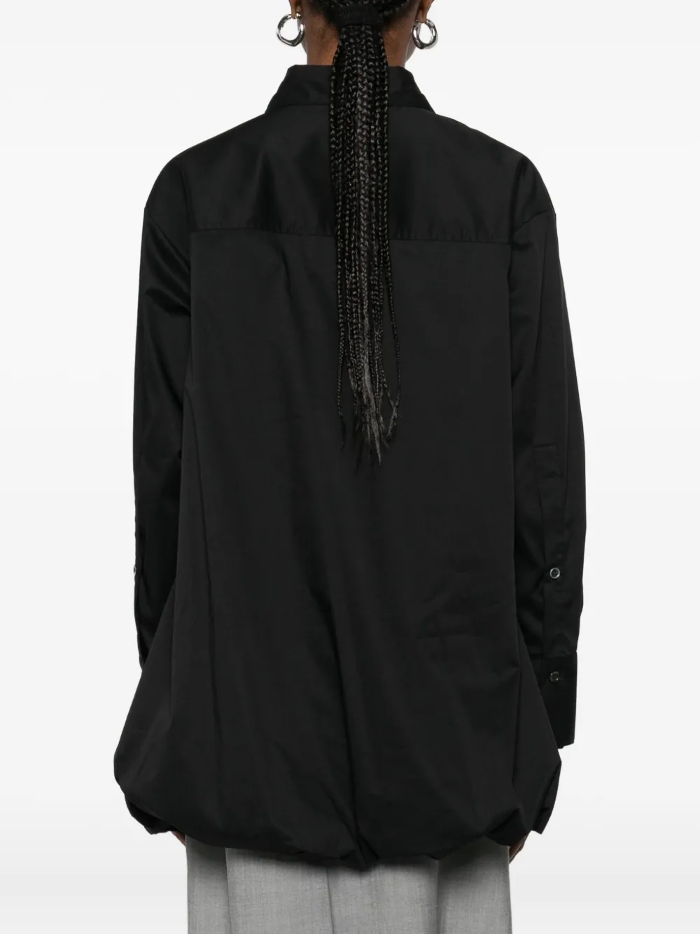 Su Belted Shirt In Black