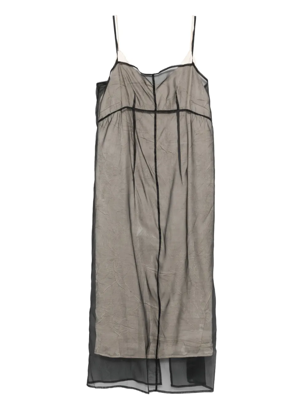 Su Mouwloze jurk Grijs