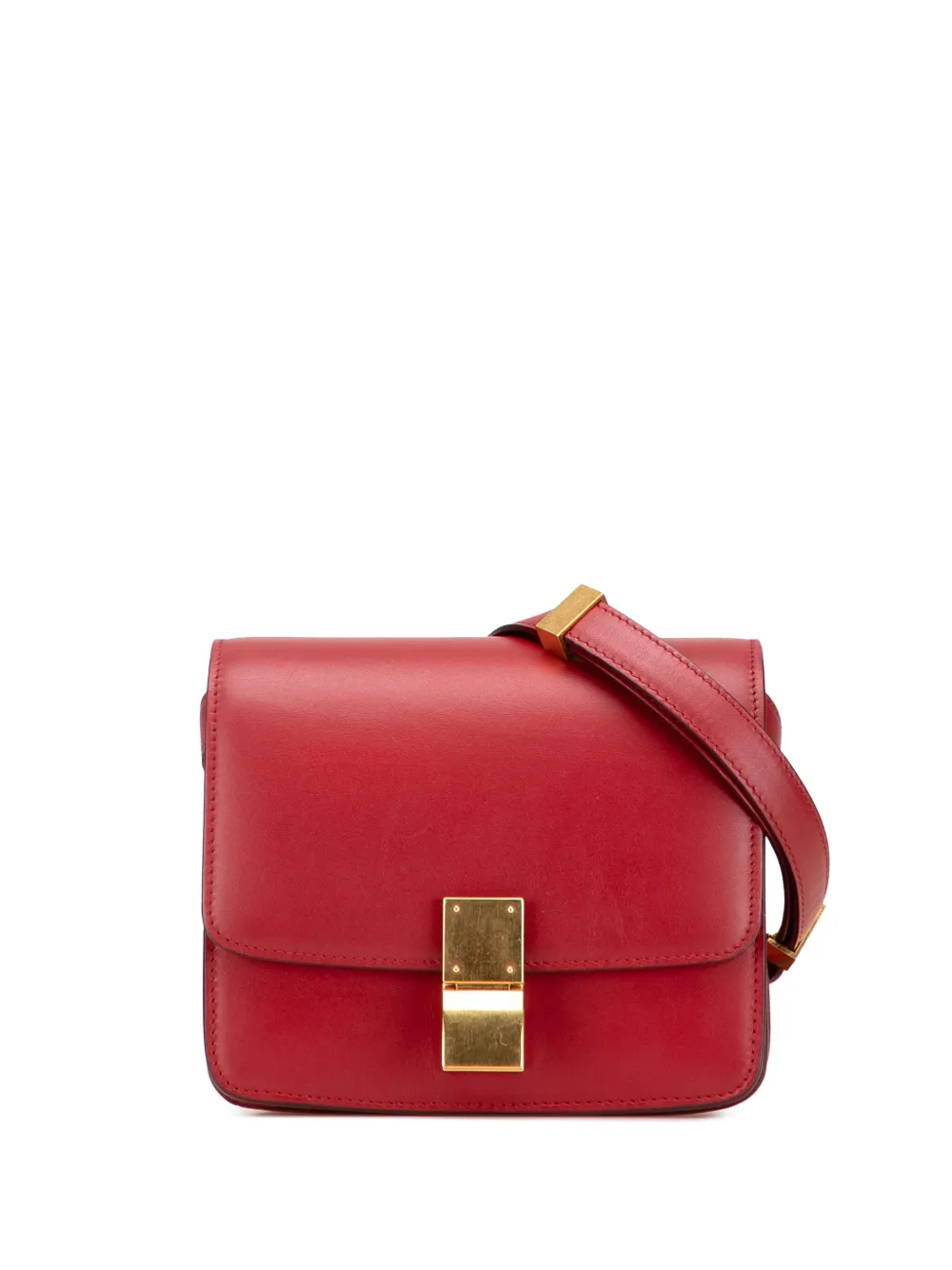 Celine Pre-Owned 2018-2025 Small Calfskin Classic Box crossbody bag | Red | Image 1