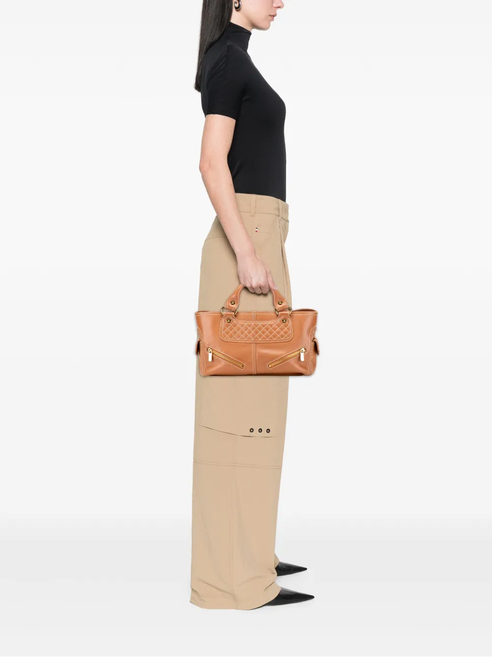Celine Pre-Owned 2000 Leather Biker Boogie handbag | Pre-Owned | Image 2