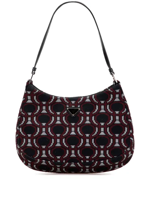 Prada Pre-Owned 2000-2013 Jacquard Knit Cleo shoulder bag