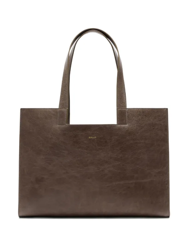 Bally レザー トートバッグ | ブラウン | FARFETCH JP