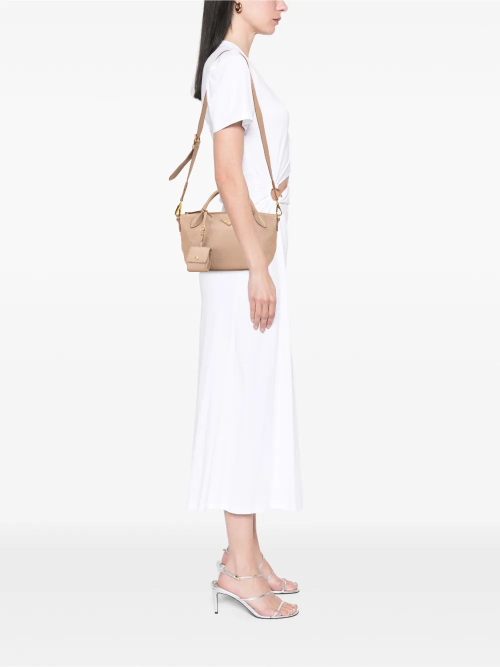 Prada Pre-Owned 2000-2025 Vitello Daino Zip Top satchel | Pre-Owned | Image 2